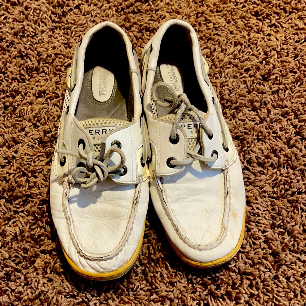 SPERRY white women's shoes